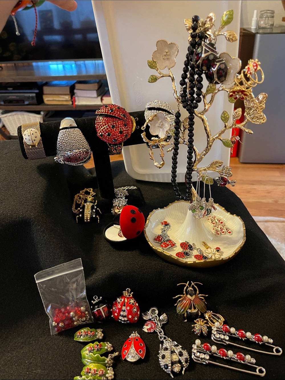 Ladybug Jewelry Collection - Red and Black Accents